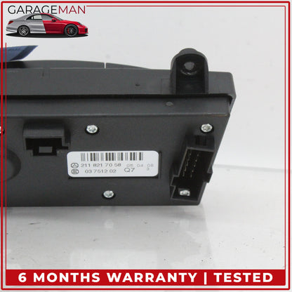 2003-2011 Mercedes W219 CLS550 E550 Air Suspension Control Switch 2118217058 OEM