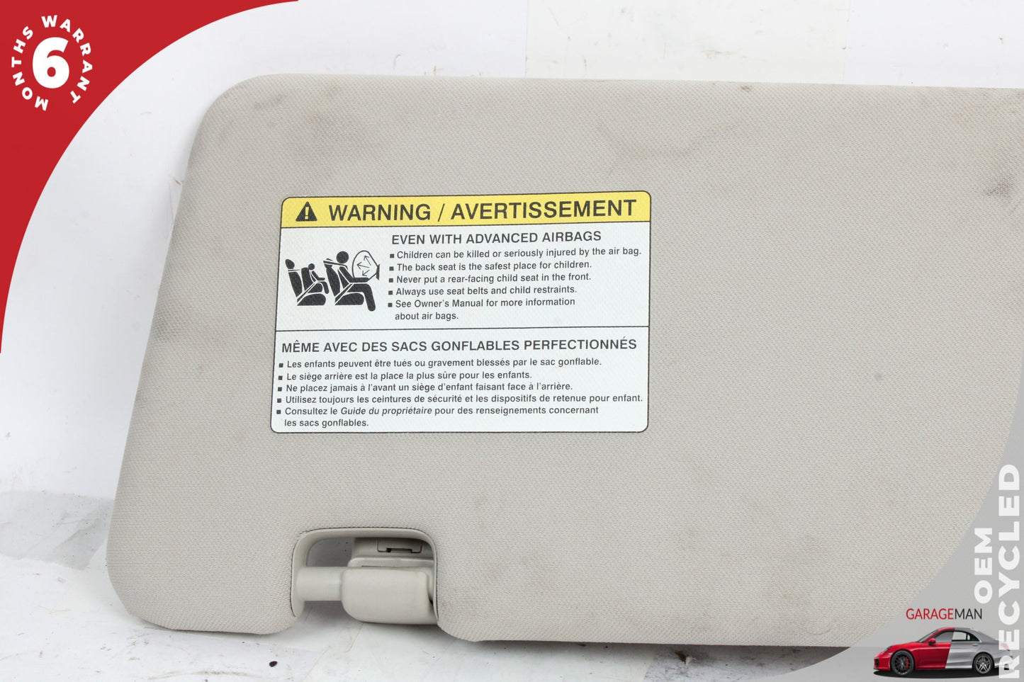 2010-2016 Land Rover LR4 SUV Right Passenger Side Sun Visor LR013062 OEM