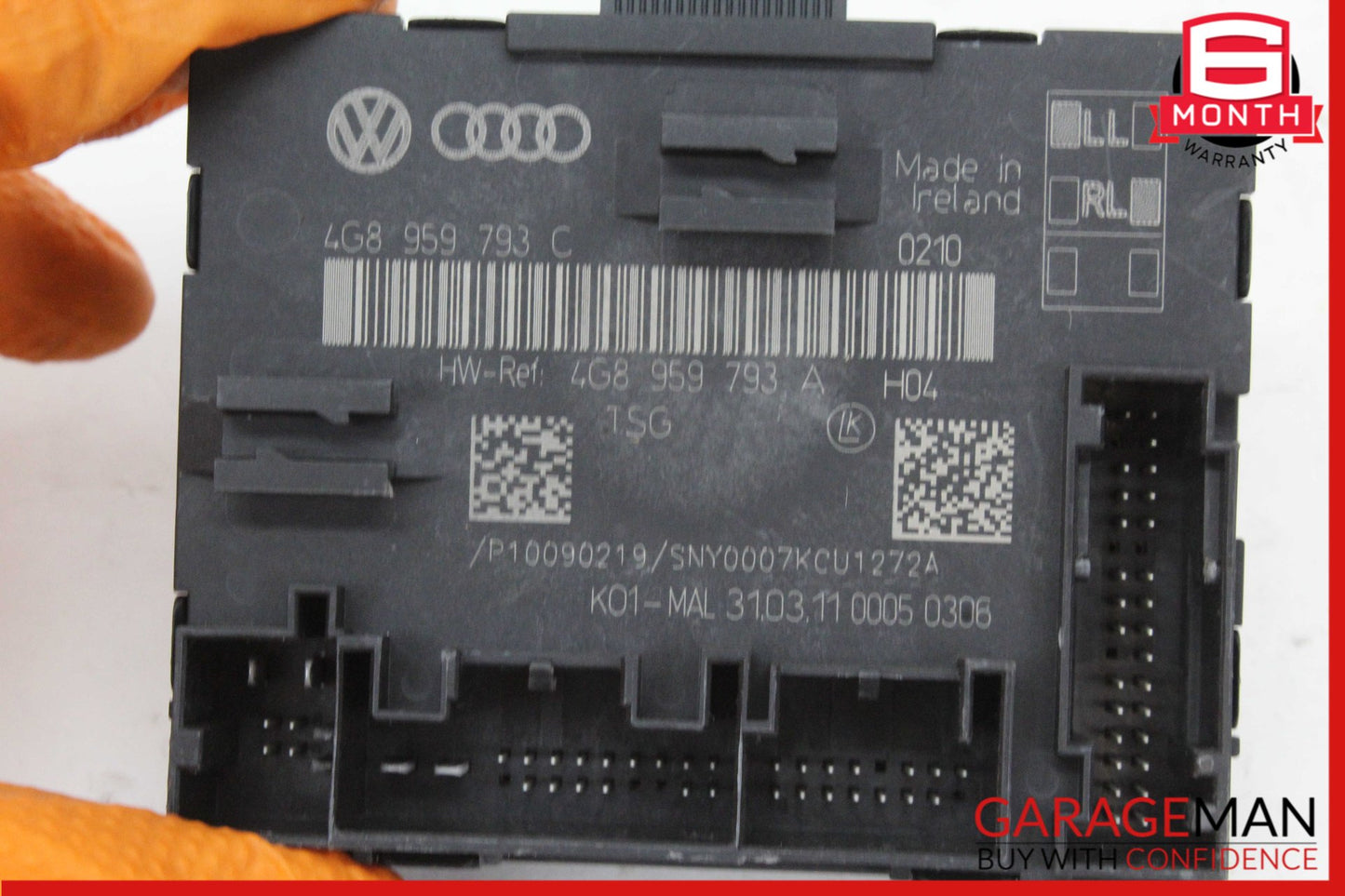 2012-2018 Audi A6 C7 Sedan Left Front Door Control Module 4G8959793C OEM