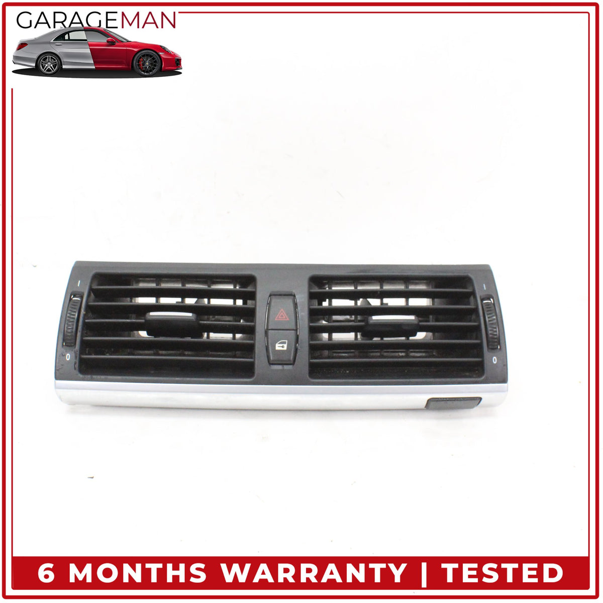 2007-2014 BMW X5 X6 Front Dashboard Center Middle AC A/C Air Vent 7161801 OEM