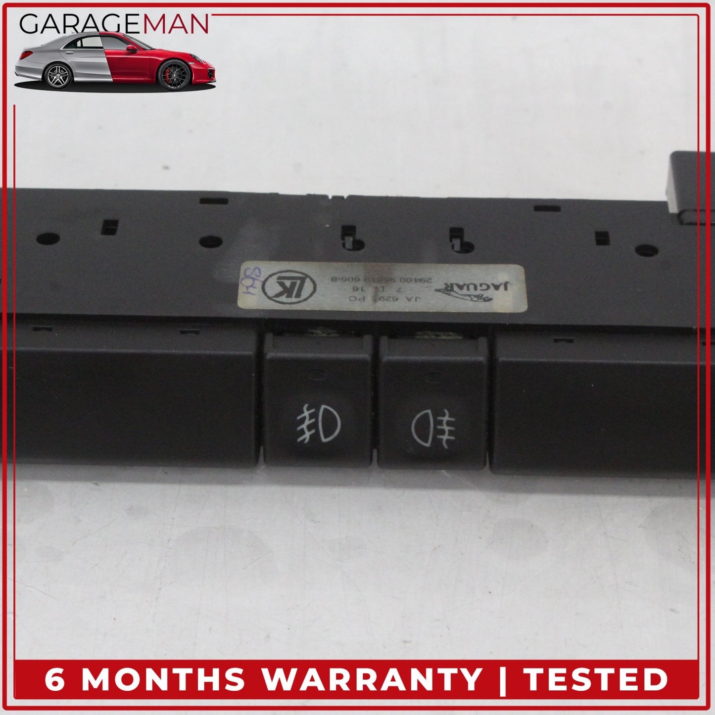 1997-2003 Jaguar XK8 Front Emergency Hazard Light Control Switch Panel OEM