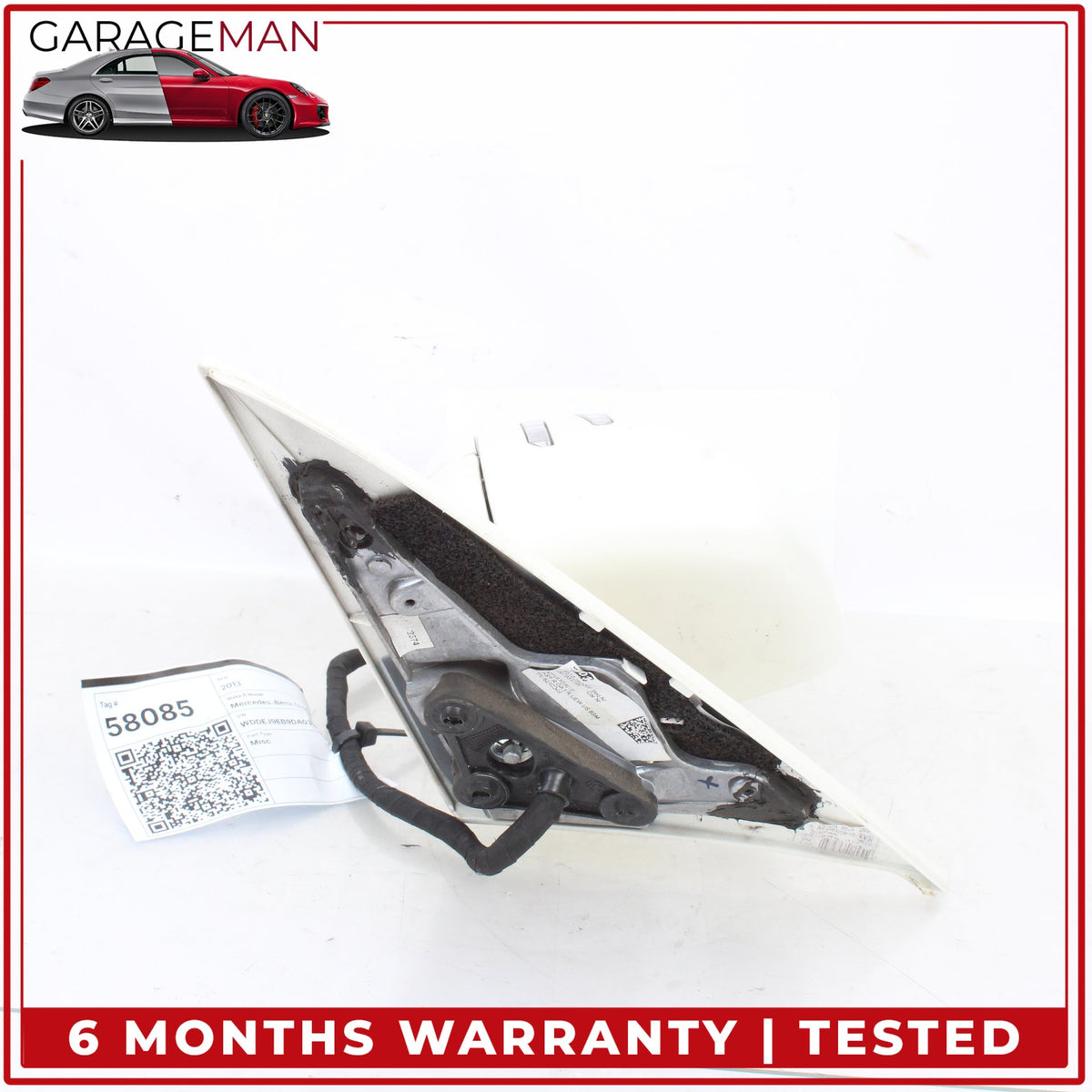 2010-2014 Mercedes W216 CL550 Right Side Door Rear View Mirror w/ Blind Spot OEM