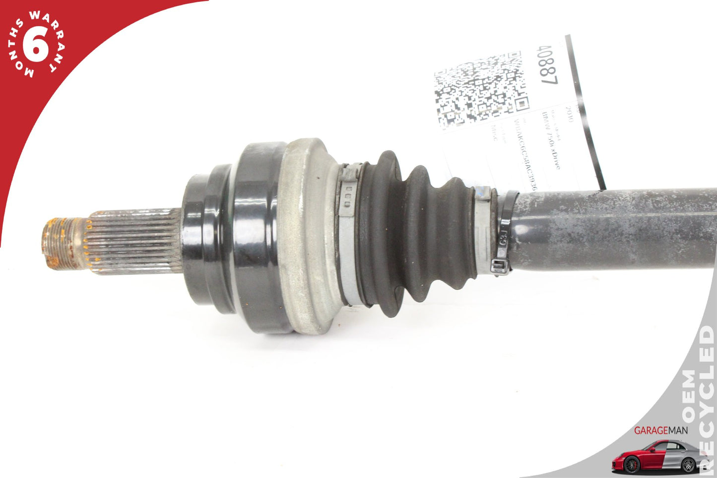 2009-2019 BMW 750i xDrive AWD Rear Right Side CV Axle Shaft 7566086 OEM