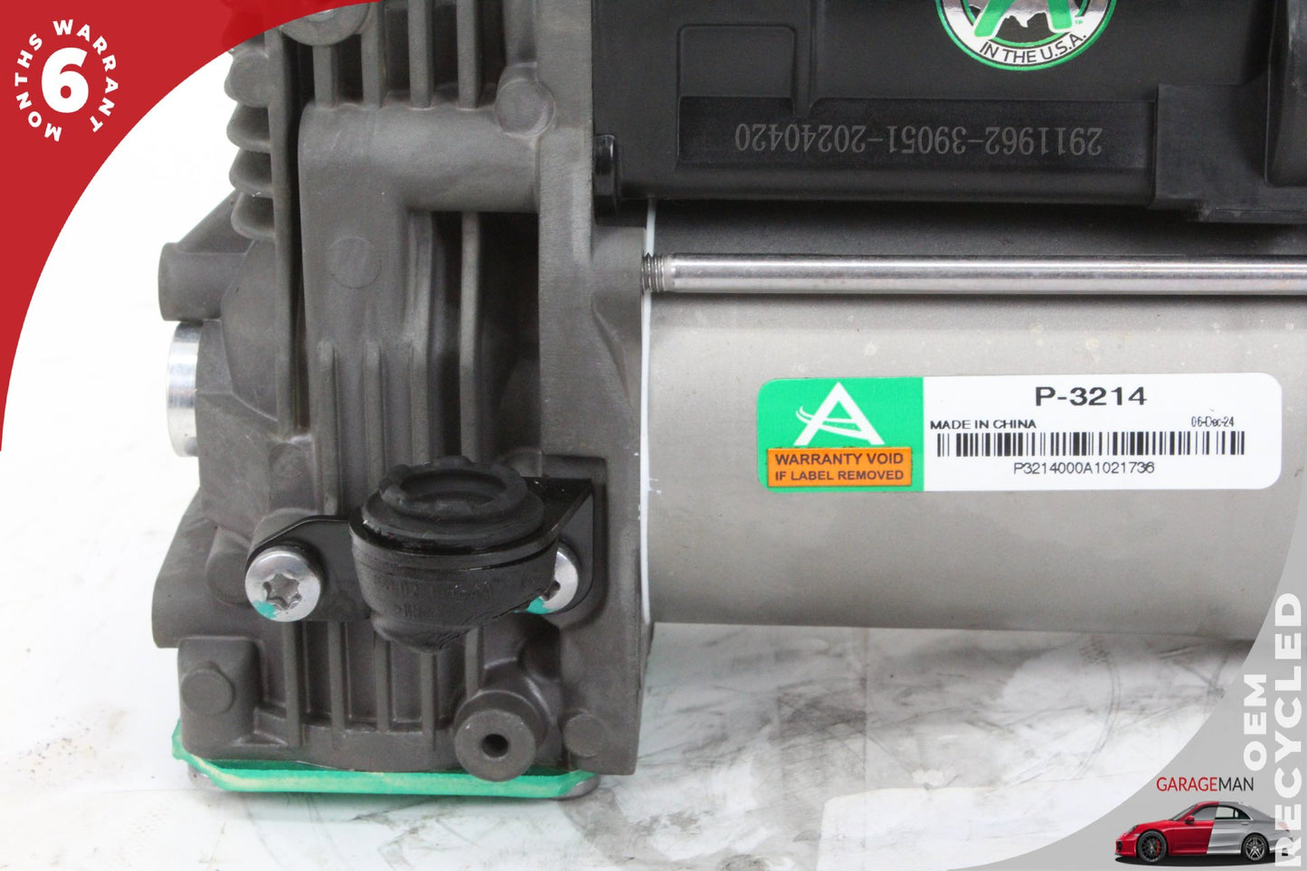 2006-2012 Mercedes X164 GL450 GL550 Air Suspension Compressor Pump P-3214 OEM
