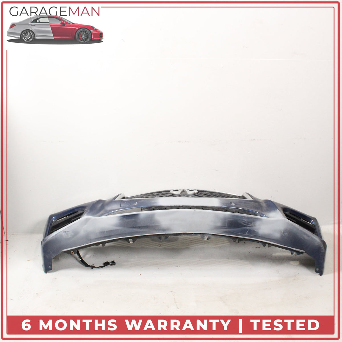 2014-2017 Infiniti Q50 V37 Front Bumper Cover Assembly w/ Grille 620224HE0H OEM