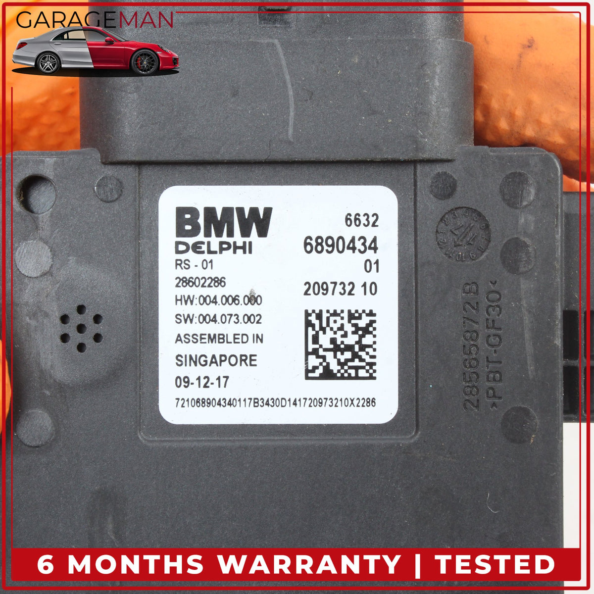 2016-2022 BMW X3 X4 Rear Blind Spot Radar Distance Sensor Module 6890434 OEM