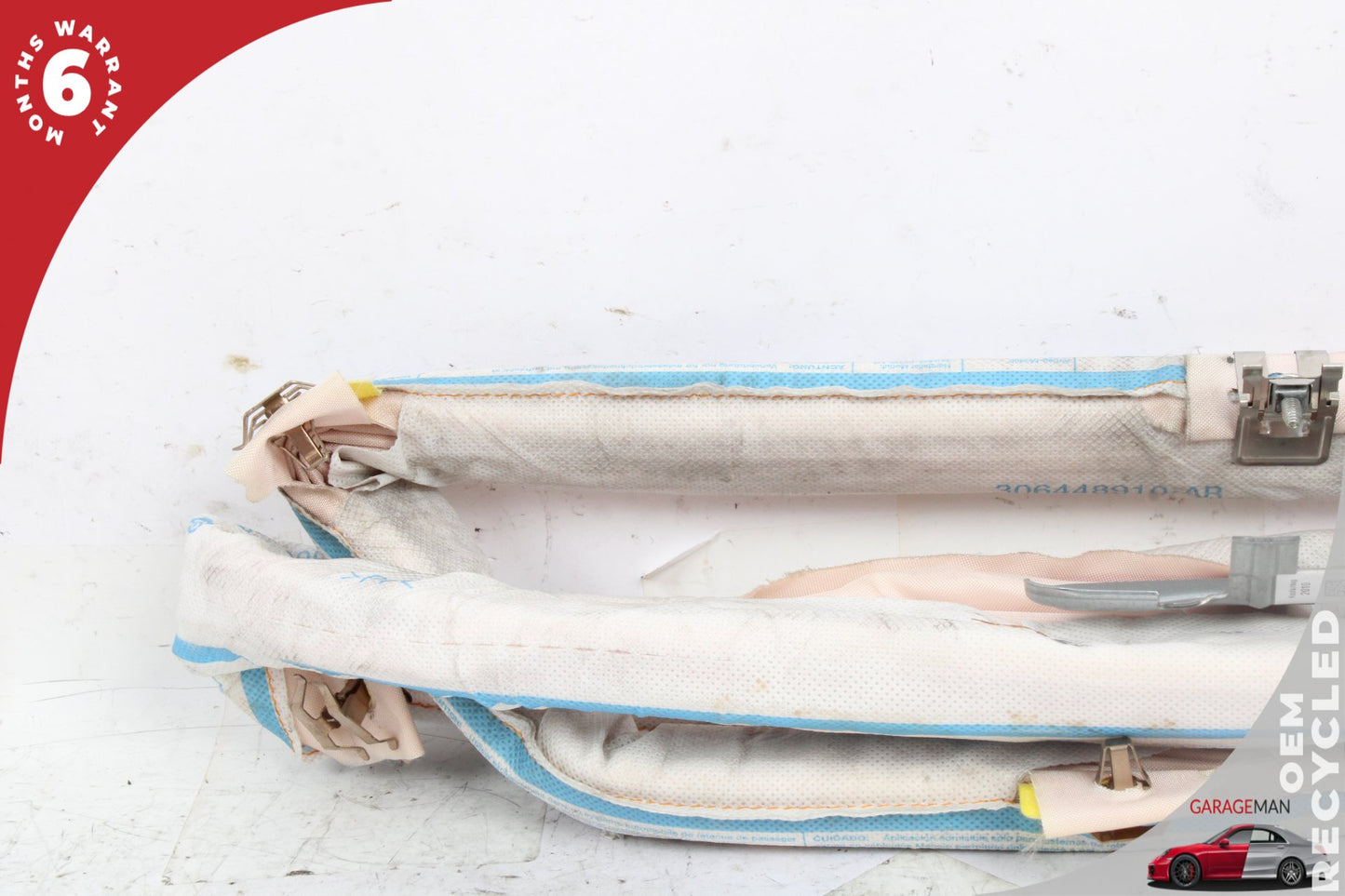 2011-2016 BMW 528i F10 Left Driver Side Upper Roof Curtain Air Bag 9143417 OEM