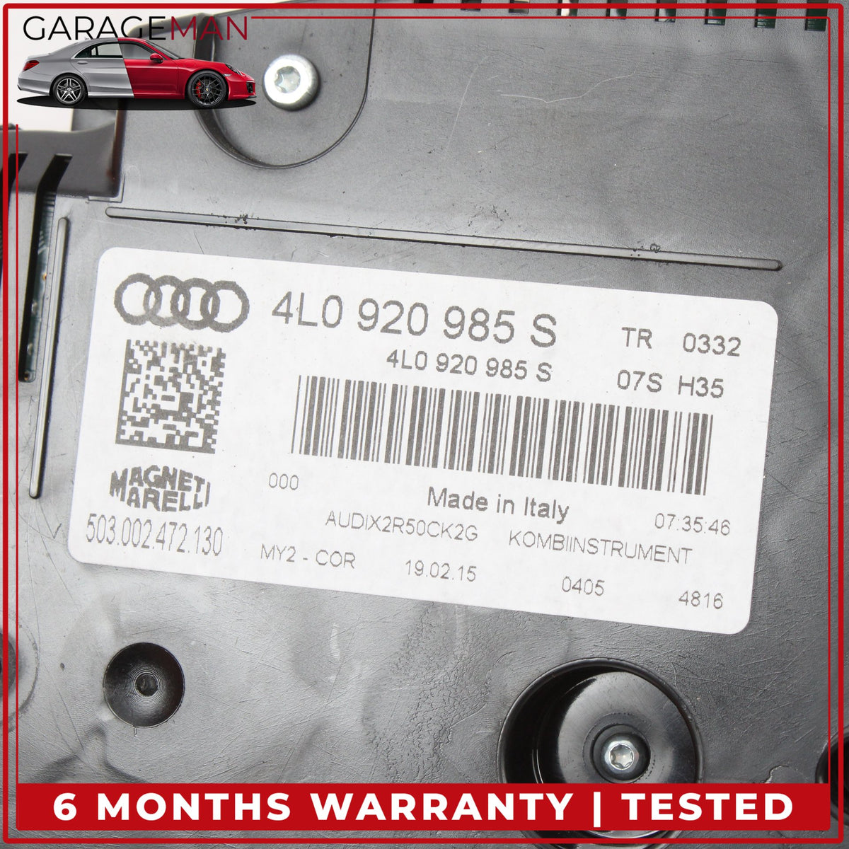 2013-2015 Audi Q7 4L SUV Speedometer Instrument Cluster Gauge 4L0920985S OEM