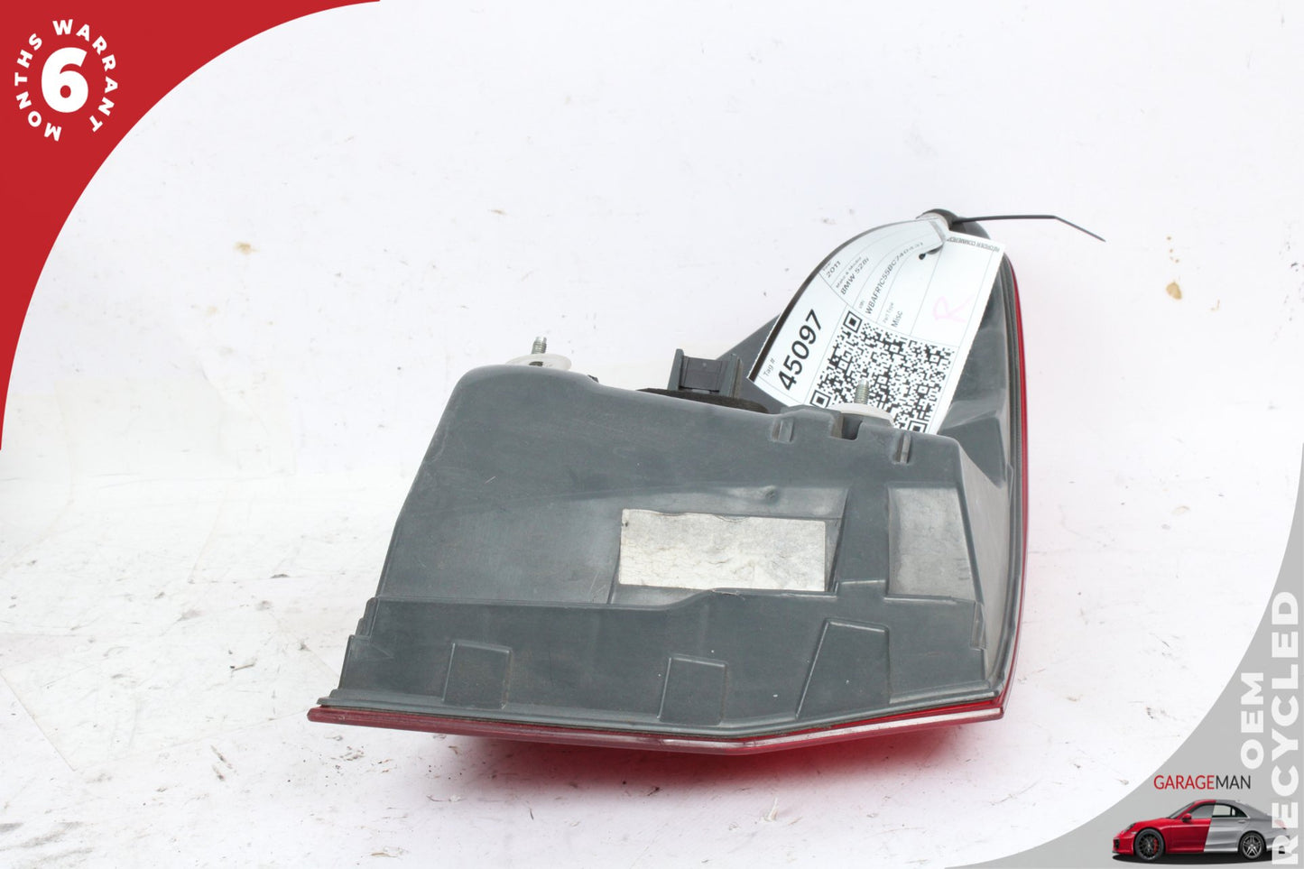 2011-2013 BMW 528i Rear Right Passenger Side LED Outer Tail Light 7203232 OEM
