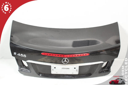 2010-2017 Mercedes W207 E400 Rear Trunk Lid Panel Assembly Black 2077500175 OEM