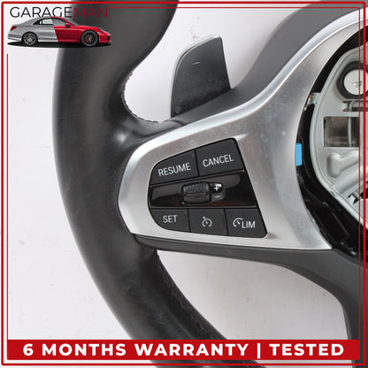 2019-2026 BMW M340i G20 Front Left Heated Steering Wheel w/ Paddle Shifters OEM