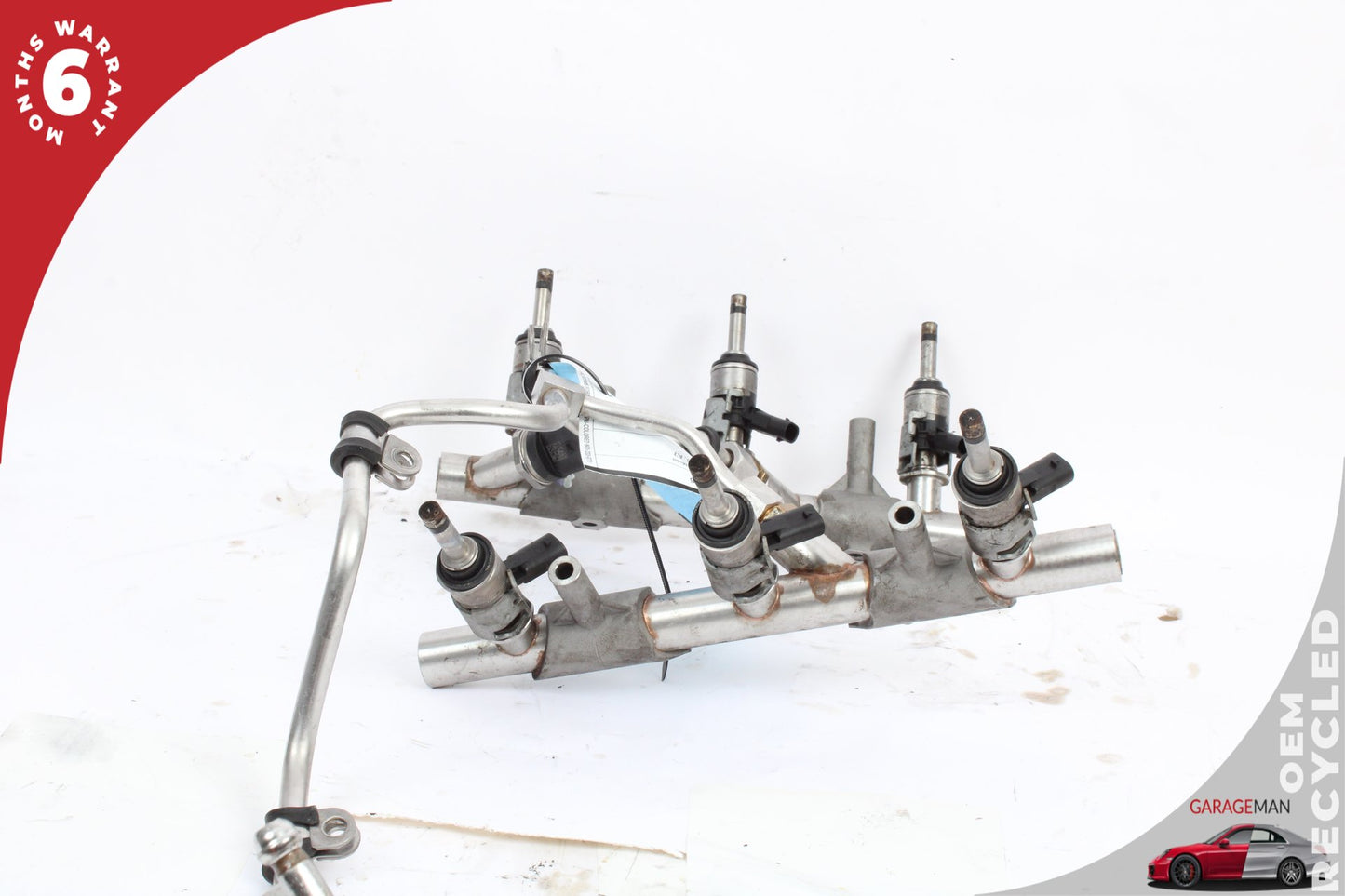 2015-2019 Audi A7 A6 A8 S4 Q7 3.0L Fuel Rail Line w/ Injectors 06E130089AF OEM