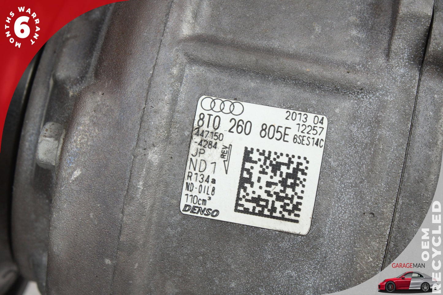 2013-2017 Audi Q5 SQ5 AC A/C Air Conditioning Compressor 8T0260805E OEM