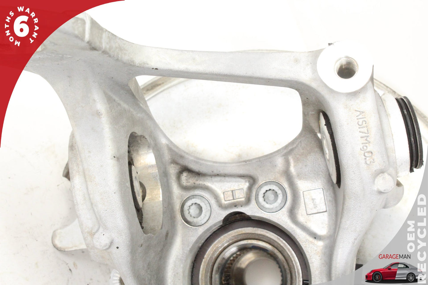 2009-2018 Audi A6 C7 AWD Rear Left Spindle Knuckle Wheel Hub 8K0505435AB OEM