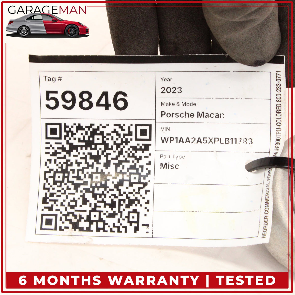 2015-2024 Porsche Macan 95B Front Left Upper Forward Control Arm 8K0407505 OEM
