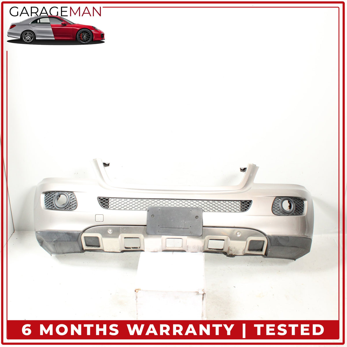 2006-2008 Mercedes W164 ML350 Front Bumper Cover Silver Metallic 1648850625 OEM
