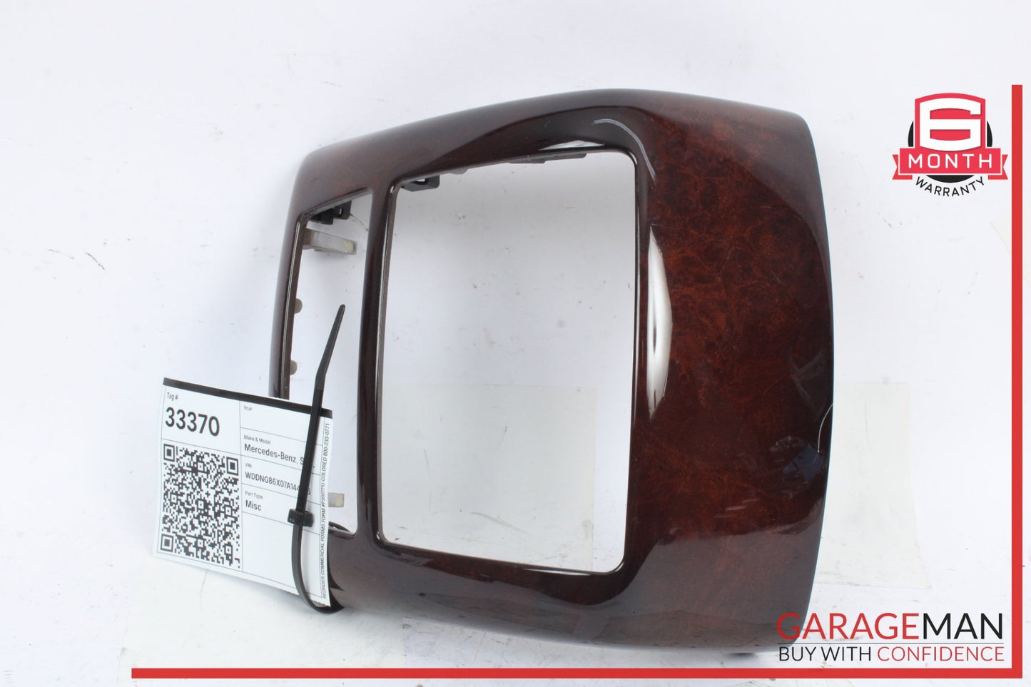 2007-2013 Mercedes-Benz S550 W221 Rear Center Console A/C Air Vent Trim 22168018