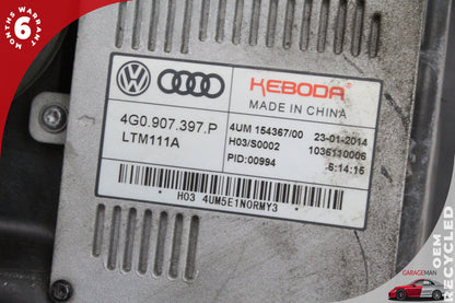 2012-2015 Audi A6 S6 Front Right Passenger Side Xenon Head Light Lamp Tinted OEM