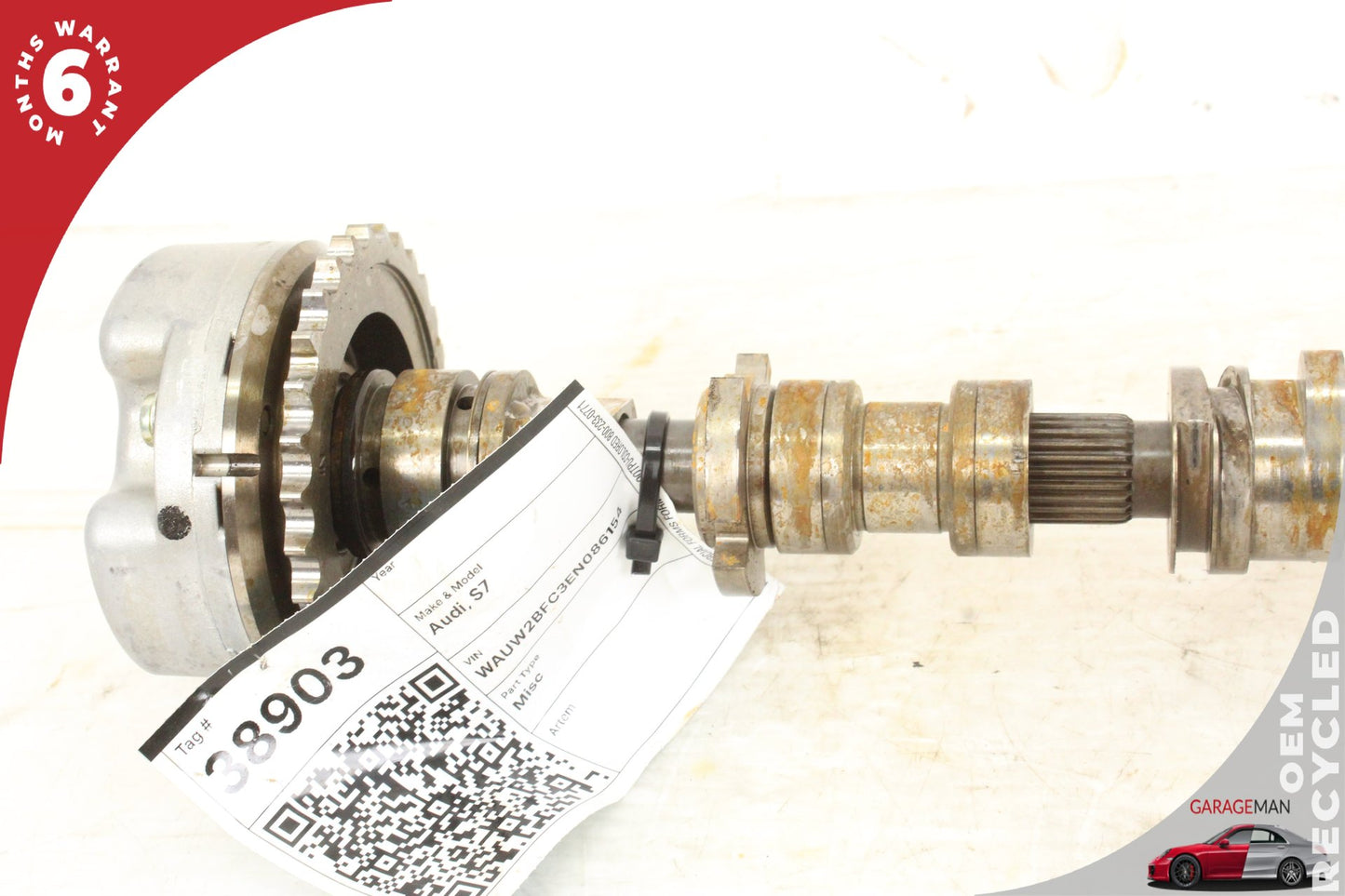 2013-2018 Audi S7 4G 4.0L Right Side Intake Camshaft 06E109083N