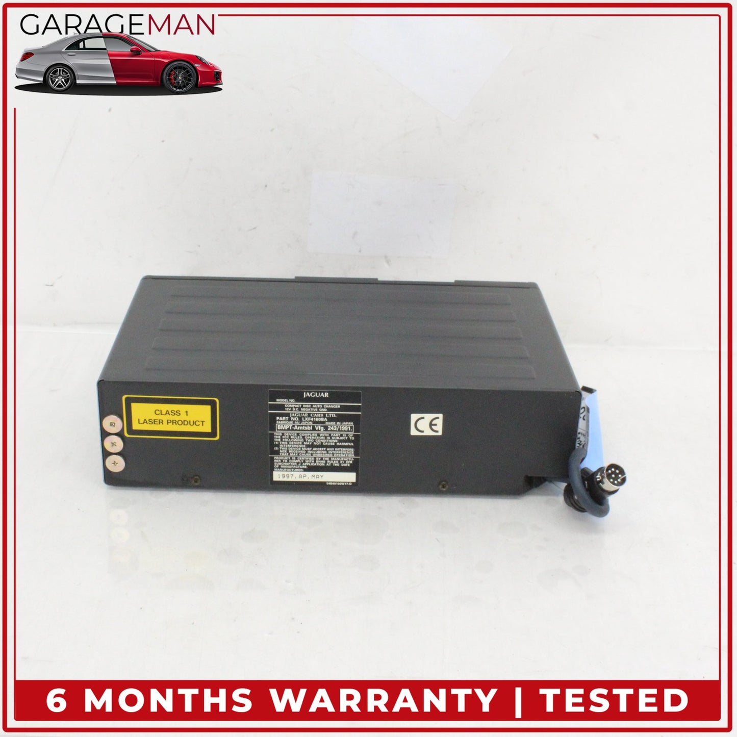 1997-2006 Jaguar XK8 XKR X100 Audio Player 6 Disc CD Changer LXF4160BA OEM