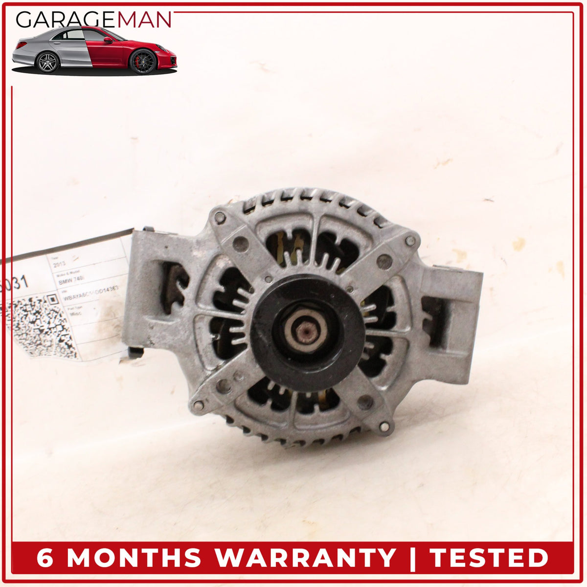 2012-2019 BMW 740i F01 X3 X4 X5 X6 Alternator Generator 7616119 OEM