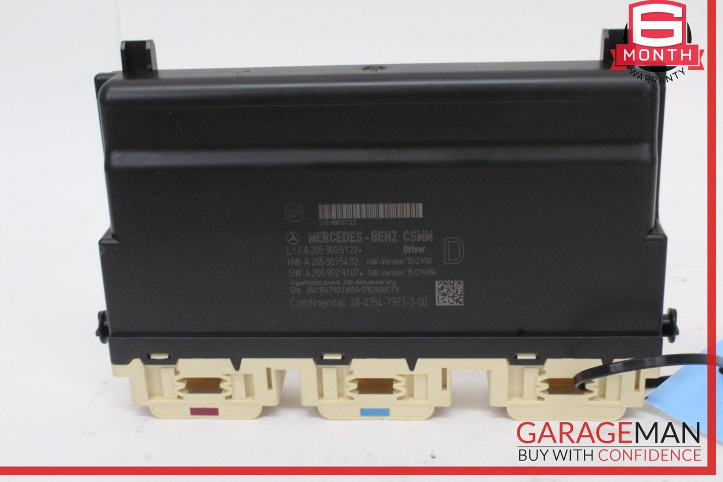 2015-2020 Mercedes-Benz C300 W205 Front Left Seat Control Module 2059005122
