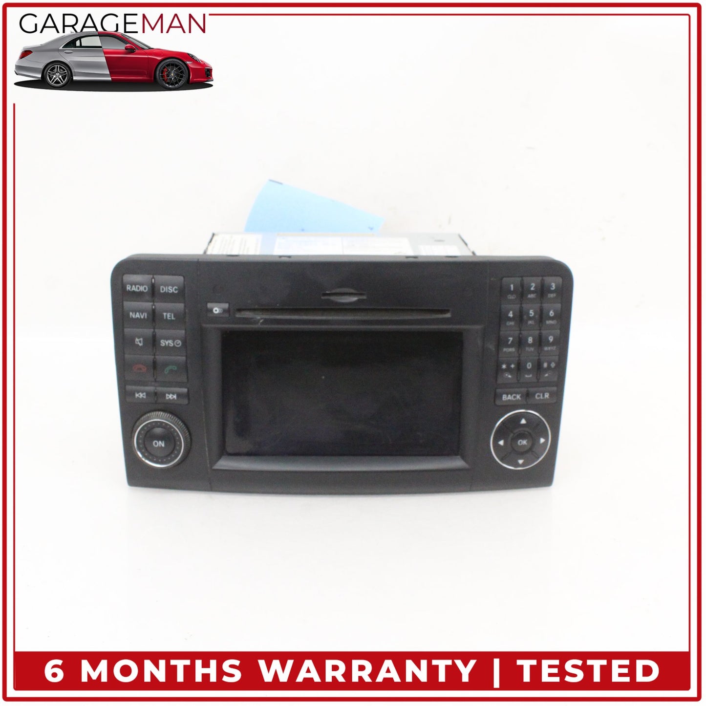 2009-2012 Mercedes W164 ML350 GL450 Head Unit Command Navigation Radio CD OEM