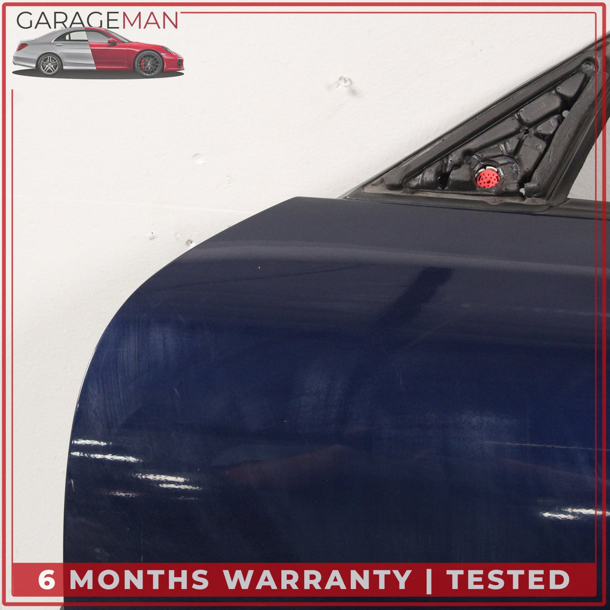 1997-2005 Porsche 911 Carrera Front Left Side Door Shell Blue Metallic OEM