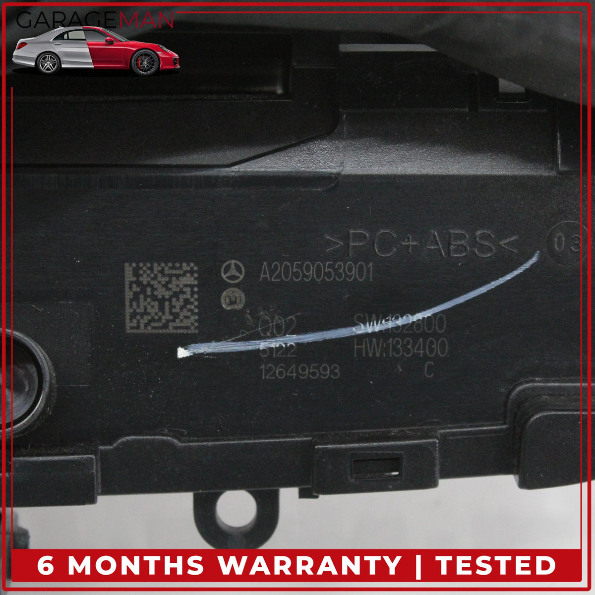 2015-2018 Mercedes W205 C300 Hazard Light Control Switch Panel 2059053901 OEM