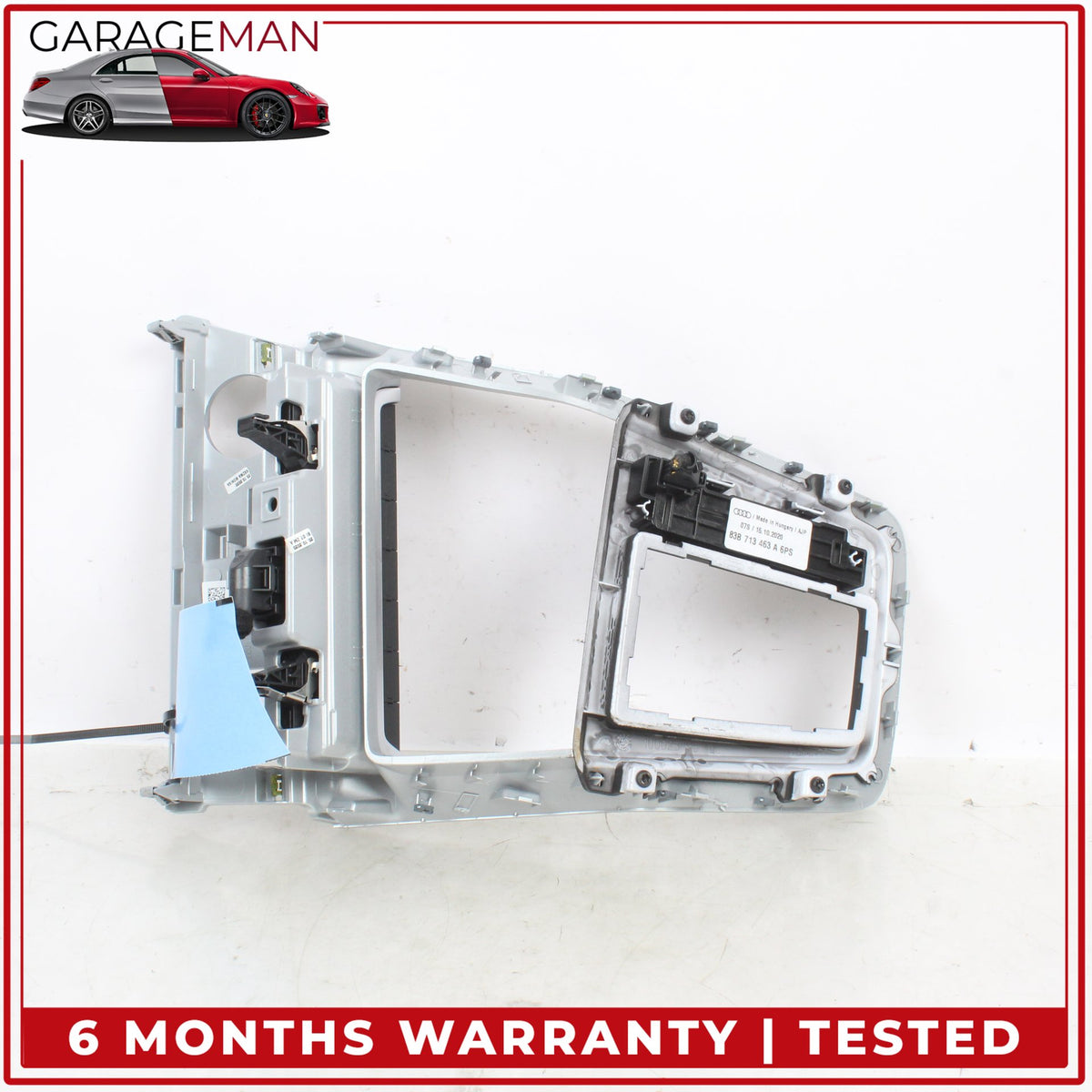 2019-2025 Audi Q3 Emergency Hazard Light Control Switch Panel w/ Trim Cover OEM