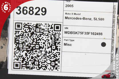 03-12 Mercedes SL500 R230 Driver Side Door Control Module 2308204726 OEM