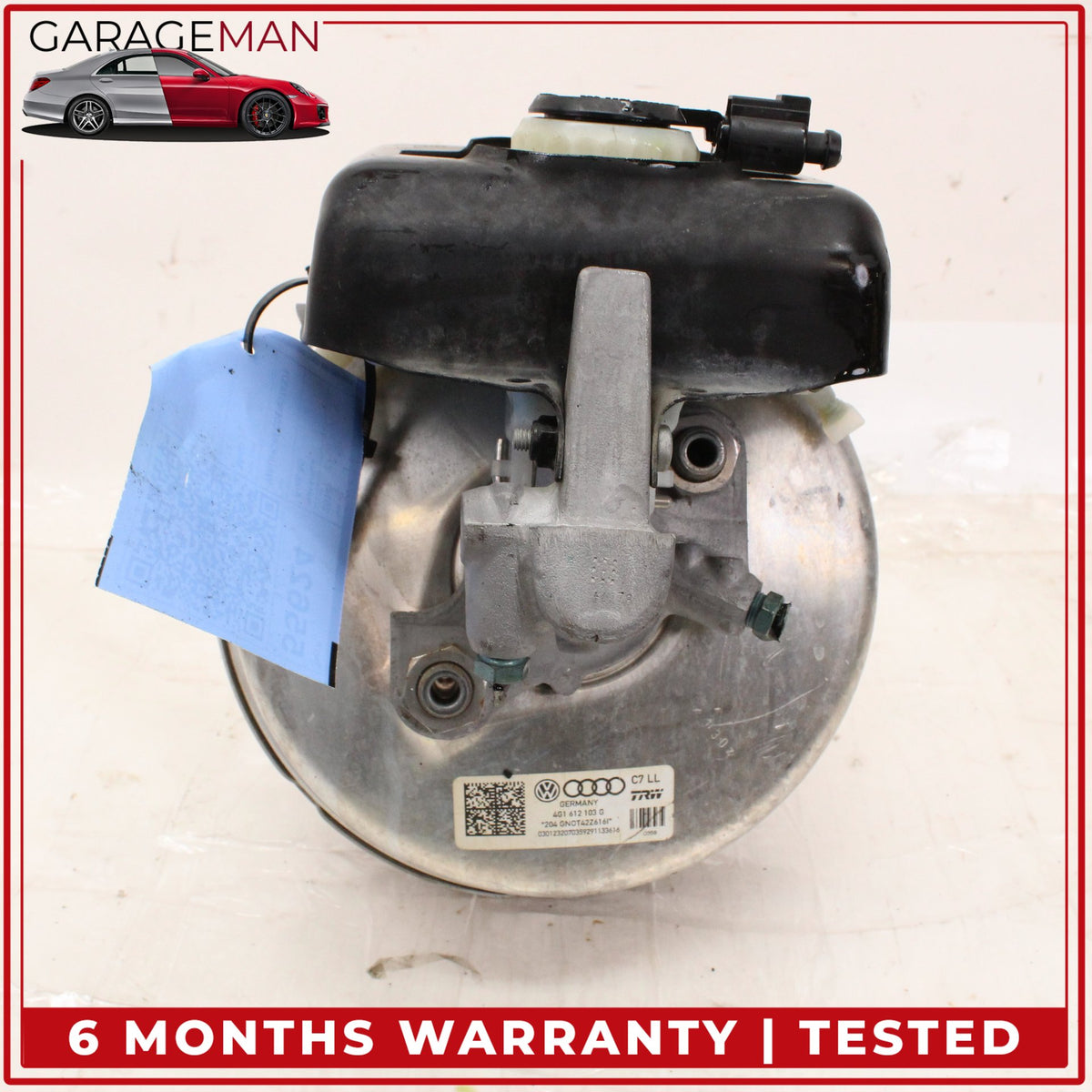 2012-2018 Audi A6 A7 Brake Booster Master Cylinder w/ Reservoir 4G1612103G OEM