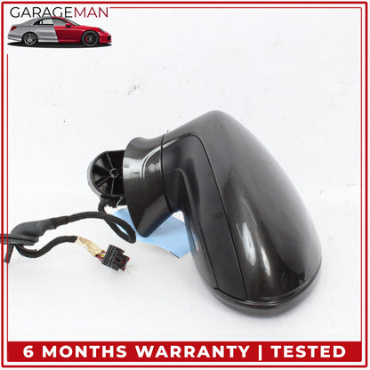2010-2013 Porsche Panamera 970 Left Door Rear View Mirror Housing No Glass OEM
