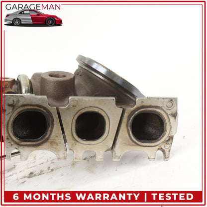 2014-2020 Mercedes W213 E400 M276 Left Turbocharger Turbo Charger Manifold OEM