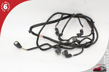 2012-2015 Tesla Model S 85D AWD Front Bumper Parking Assist Sensor PDC Set of 6 w/ Wire Harness 104847314A