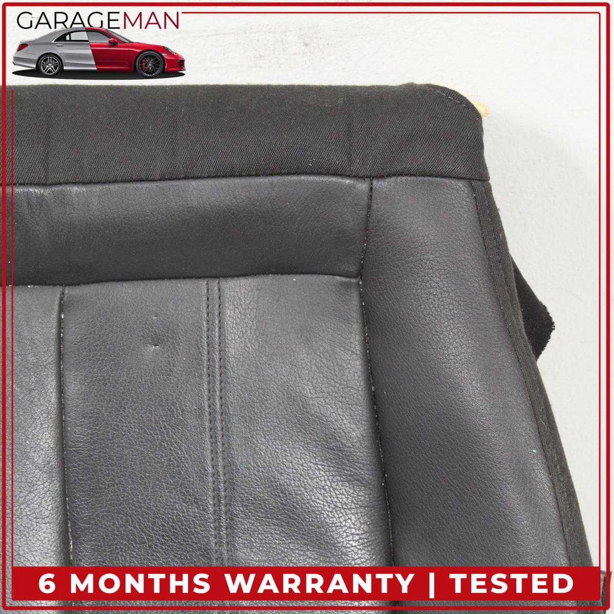 2012-2018 Audi A6 A7 Front Left Driver Side Lower Bottom Seat Cushion Black OEM