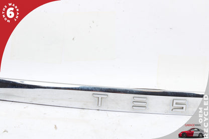 2012-2020 Tesla Model S Rear Trunk Lid Chrome Trim Moulding 102577600A OEM