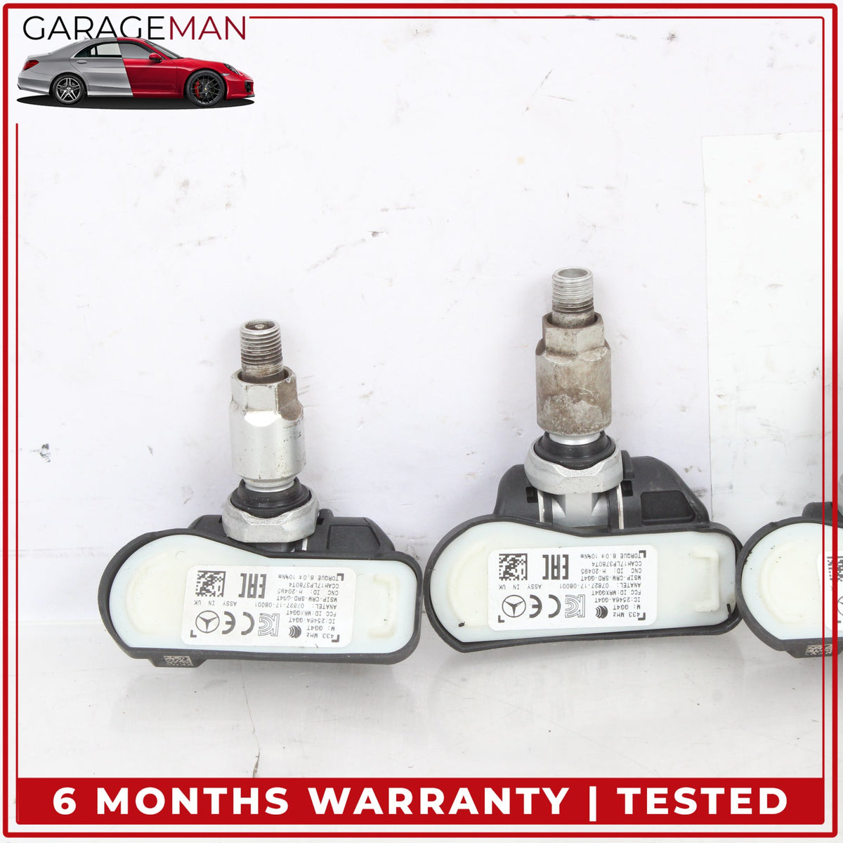 2012-2020 Mercedes X156 GLA250 TPMS Tire Pressure Monitor Sensor Set of 4 OEM