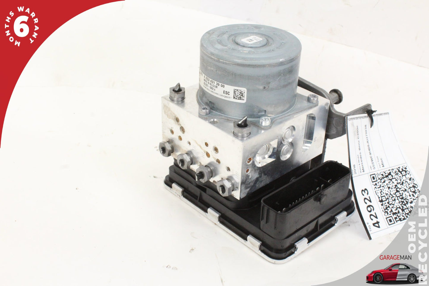 2015-2020 Mercedes W205 C350e ABS Anti Lock Brake Pump Module 2539011400 OEM