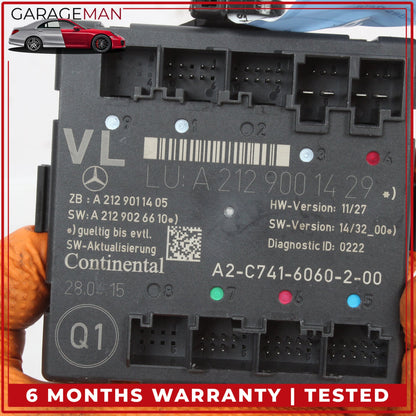 2008-2018 Mercedes C207 E400 Coupe Front Left Side Door Control Module Unit OEM