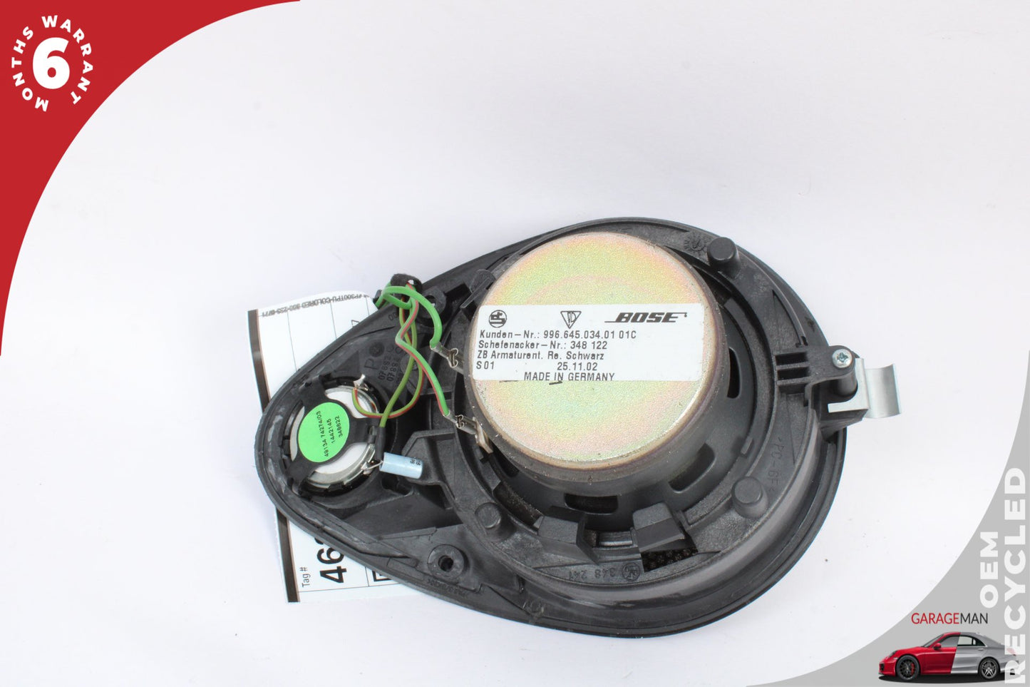 99-05 Porsche 911 996 Coupe Front Left and Right Dash Audio Speaker 99664503301
