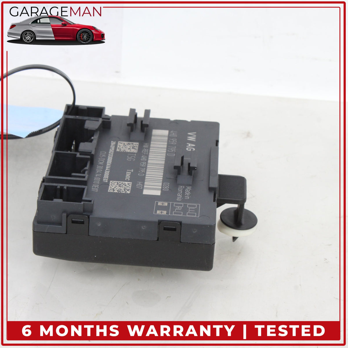2011-2018 Audi A8 S8 Rear Left or Right Door Control Module Unit 4H0959795D OEM