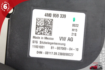 2022-2024 Audi A3 Front Right Side Seat Occupant Detection Module 4M0959339 OEM