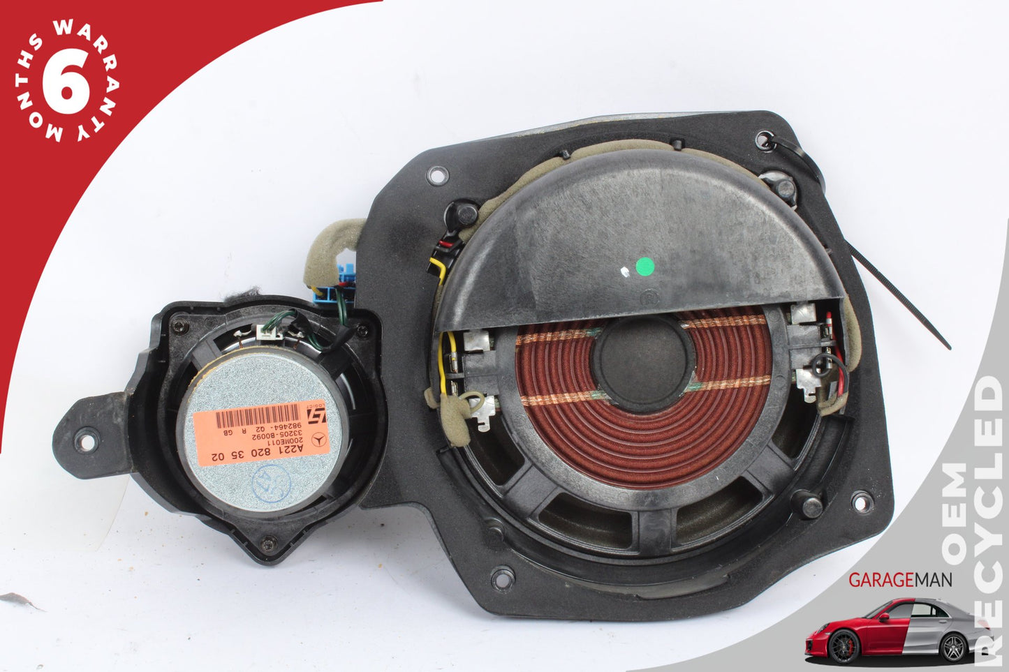 2007-2009 Mercedes W221 S550 Front Left and Right Door Audio Speaker Set OEM