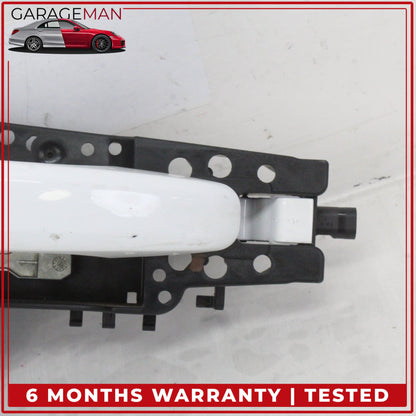 2009-2016 Audi A4 S4 A5 S5 Right Passenger Side Exterior Door Handle White OEM