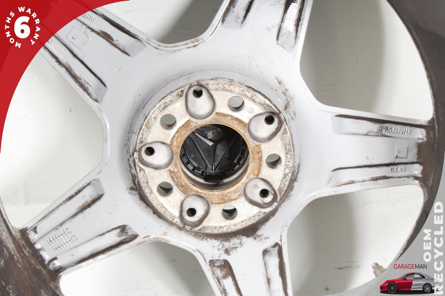 2010-2012 Mercedes W221 S550 CL550 Rear Wheel Rim 9.5JX19H2 ET43 2214016102 OEM