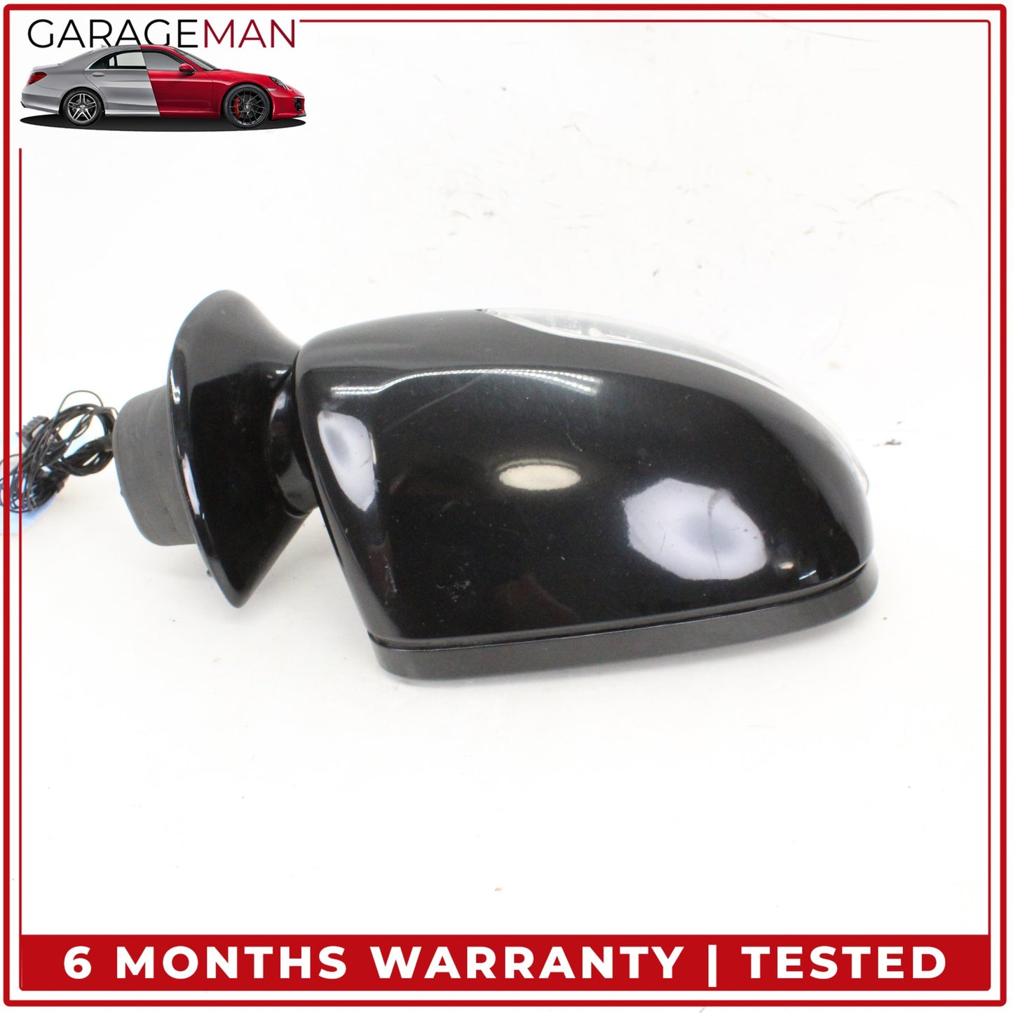 2007-2009 Mercedes W211 E350 Front Right Side Door Rear View Mirror Black OEM