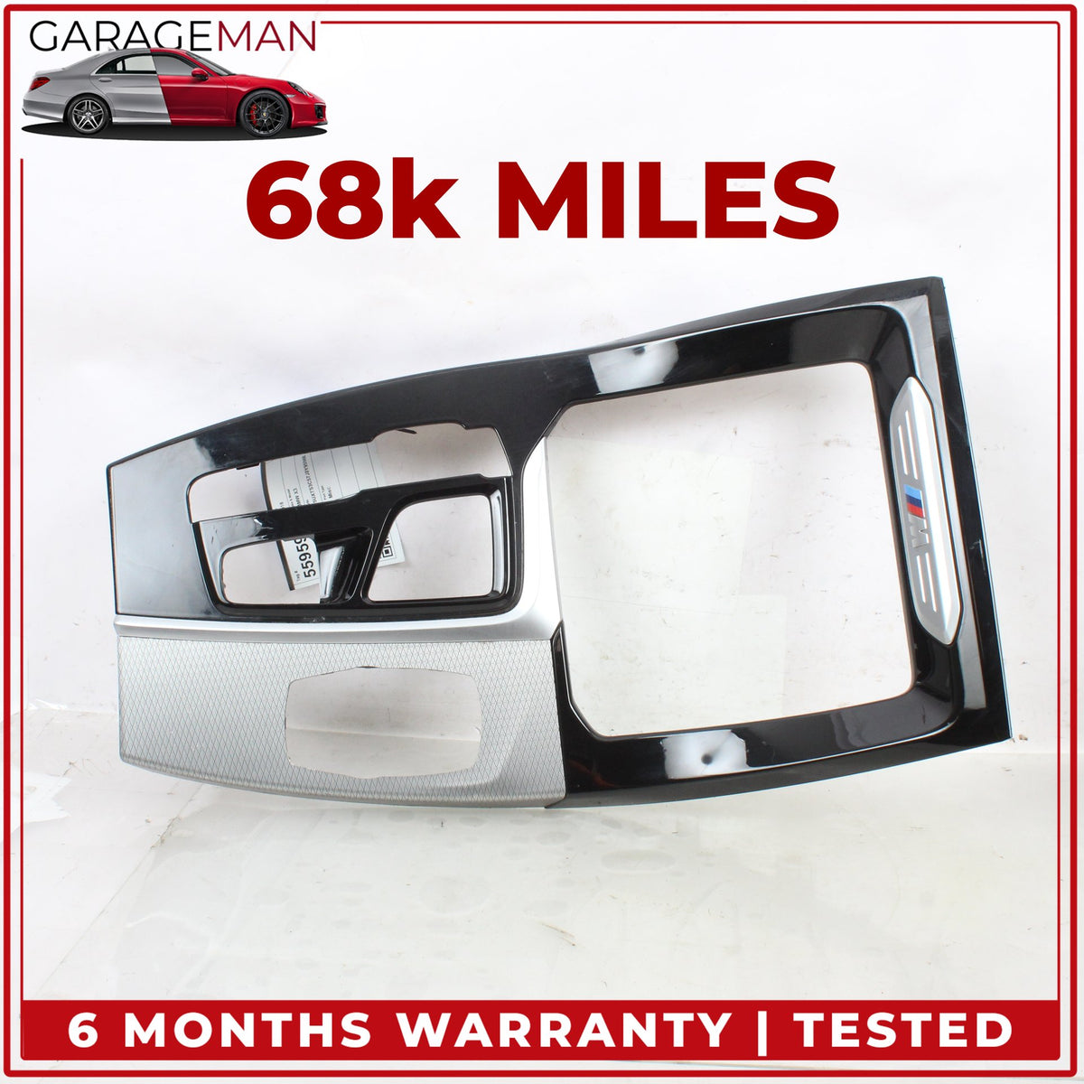 2018-2021 BMW X3 G01 AWD Center Console Shifter M Trim Bezel Cover 8071035 OEM
