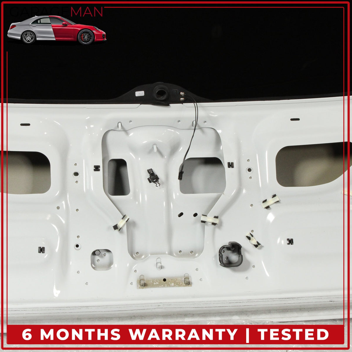 2007-2015 Audi Q7 4L Rear Trunk Lid Panel Assembly Glacier White Metallic OEM