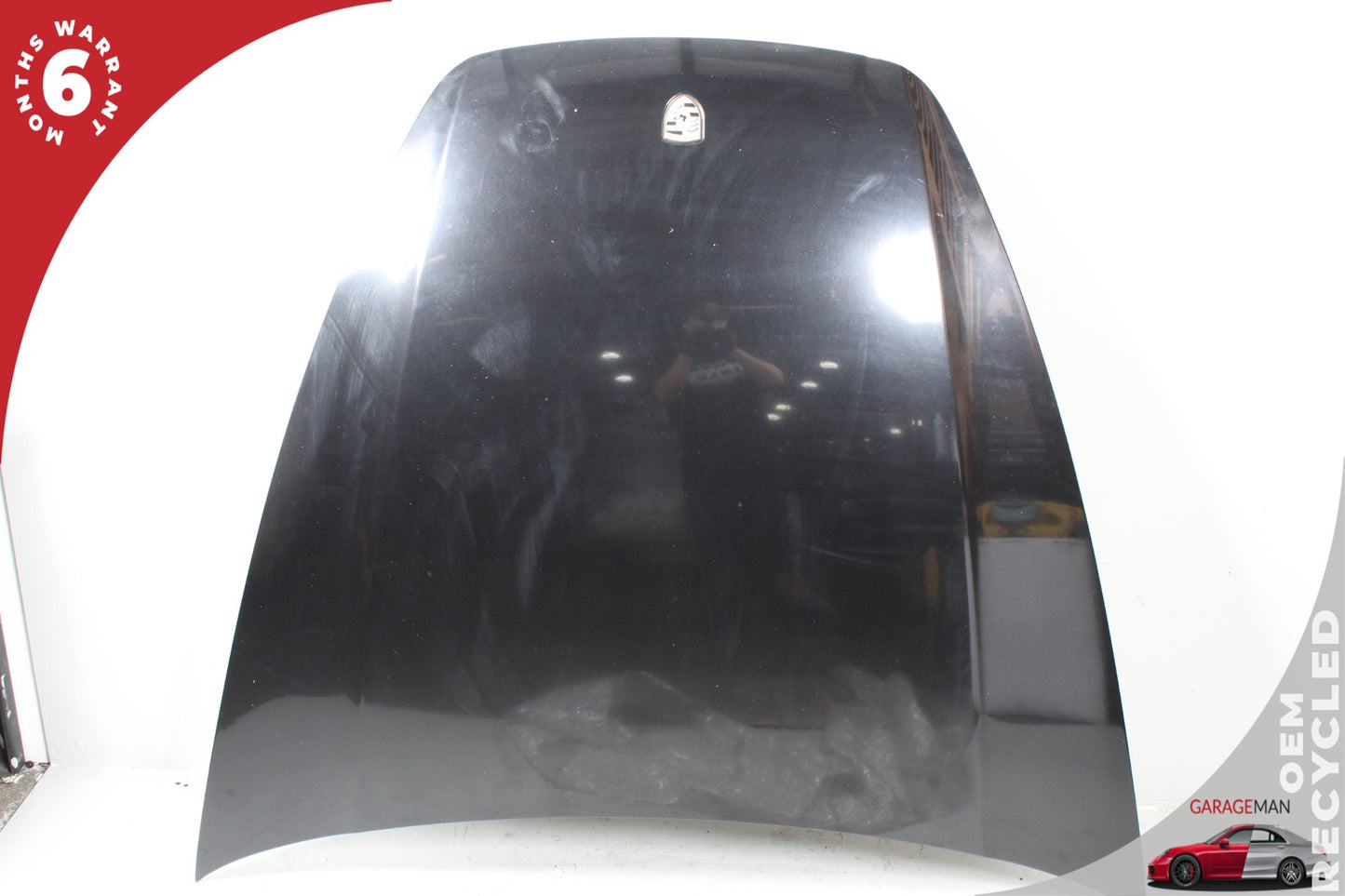 2011-2014 Porsche Cayenne 92A SUV Hood Bonnet Panel 95851101102 Jet Black Metallic